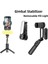 Q09-BLACK Sabitleyicili Selfie Çubuğu El Gimbal Sabitleyici Çıkarılabilir Dolgu Işığı ile Kablosuz Selfie Çubuğu Tripod Telefon Standı Yeni (Yurt Dışından) 5