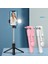 Beyaz Cep Telefonu Selfie Sopa Bluetooth Güzellik Canlı Yayın Tripod Xiaomi Redmi Note 9 iphone 11 12 Pro Huawei Oppo Vivo Telefon (Yurt Dışından) 3