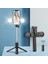 1 Açık Siyah Mini Selfie Çubuğu Halka Işık Tripod Con Luz Lamba Para Movil LED Palo Genişletilebilir Bluetooth Celular Lamparas Anillo Statyw Telefon (Yurt Dışından) 2
