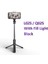 Siyah Yenı Bluetooth Kablosuz Selfie Çubuğu Mini Tripod Uzatılabilir Monopod Dolgu Işığı ile Ios Android Telefon Için Uzaktan Deklanşör (Yurt Dışından) 1