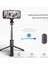 Q02S LED Beyaz Kablosuz Bluetooth Selfie Çubuğu Katlanabilir Tripod, Android iPhone Akıllı Telefon Için Doldurma Işığı Deklanşör Uzaktan Kumanda ile Gimbal Yeni (Yurt Dışından) 3