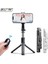 Siyah Dolgusuz Kablosuz Bluetooth El Gimbal Sabitleyici Cep Telefonu Selfie Çubuk Tripod Dolgu Işığı Deklanşörlü Iphone 13 12 Xiaomi Için (Yurt Dışından) 2