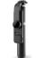 Q02S Siyah Kablosuz Bluetooth Selfie Çubuğu Katlanabilir Mini Tripod ile Dolgu Işığı Deklanşör Uzaktan Kumanda Huawei Xiaomi Ios Android Q02S (Yurt Dışından) 1