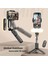 L09-BLACK Telefon Sabitleyici El Gimbal Sabitleyici Çıkarılabilir Dolgu Işığı ile Sabitleyicili Selfie Çubuğu Kablosuz Selfie Çubuğu Tripod (Yurt Dışından) 3