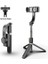 Stil A Siyah LED Gimbal Sabitleyici iPhone Android Cep Cep Telefonu Cep Telefonu Akıllı Telefon Eylem Kamera Kolu Kavrama Selfie Çubuğu Video Tripod (Yurt Dışından) 1