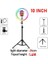 10 Inç4 Aamasun Kısılabilir Rgb LED Selfie Halka Dolgu Işığı Fotoğraf Halka Lambası Makyaj Video Canlı Aro De Luz Para Celular Için Tripod ile (Yurt Dışından) 1