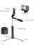 1100MM Bluetooth Uzaktan Kumanda Gimbal LED Işık ile Selfie Çubuğu Stabilize Iphoneandriod Canlı Yayın Için Video Kayıt Tripod (Yurt Dışından) 3