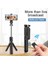 Siyah Kablosuz Bluetooth Selfie Çubuğu Evrensel Yatay ve Dikey Esnek Tripod Selfie Çubukları Cep Telefonu Braketi Fotoğraf (Yurt Dışından) 2