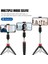 Y9 Siyah 3 In 1 Selfie Sopa Tripod ile Kablosuz Bluetooth Cep Telefonu Tutucu IPhone Huawei Samsung Selfie Çubukları El Gimbal (Yurt Dışından) 3