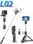 Beyaz L02AKSESUARLAR Kaıqısj Bluetooth Kablosuz Selfie Çubuğu Tripod Katlanabilir Monopodlar Gopro ve Spor Aksiyon Kameraları Için Akıllı Telefonlar Için Evrensel (Yurt Dışından) 2