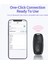 Pembe Kablosuz Bluetooth Selfie Kamera Deklanşör Akıllı Telefonlar Için Uzaktan Kumanda Şarj Edilebilir Telefon Kamera Düğmesi Denetleyicisi iPhone Için (Yurt Dışından) 3