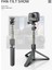 Siyah Yüksek Kaliteli Kablosuz Bluetooth Özçekim Çubuğu Tripod Uzaktan Kumanda ile Palo Özçekim Iphone Eylem Kamera Için Uzatılabilir Katlanabilir Monopod (Yurt Dışından) 5