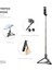 L03 Siyah L03 Taşınabilir Kablosuz Bluetooth Selfie Çubuğu Tripodlu Uzatılabilir Katlanabilir Monopod Ios Android iPhone 12 Pro Gopro Kameralar (Yurt Dışından) 5