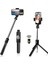 Siyah 3 In 1 Telefon Tutucu Bluetooth Uzaktan Kumanda Selfie Sopa Ayna Akıllı Telefon Braketi ile Mobil Tripod Canlı Akış Monopod (Yurt Dışından) 2