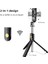 Siyah 3 In 1 Telefon Tutucu Bluetooth Uzaktan Kumanda Selfie Sopa Ayna Akıllı Telefon Braketi ile Mobil Tripod Canlı Akış Monopod (Yurt Dışından) 4