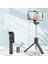 H1 Siyah 2022 Katlanabilir Cep Telefonu Tutucu Dolgu Işığı Kablosuz Bluetooth Uyumlu Selfie Çubuğu Android Canlı Yayın Için IPhone Için (Yurt Dışından) 1