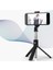 Siyah K07 Taşınabilir Kablosuz Bluetooth Selfie Çubuğu Tripod ile Alaşım Öz Selfie Çubuğu Akıllı Telefon Selfie Çubuğu iphone Kamera Için Telefon (Yurt Dışından) 4