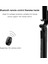 Siyah Uzatılabilir 360 ° Döndürme Kablosuz Bluetooth Selfie Çubuğu + Telefon Taşınabilir Monopod Için Uzaktan Kumanda ile Mini Selfie Tripod (Yurt Dışından) 5
