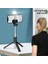 R1 Yeşil 2023 Yenı Taşınabilir Kablosuz Bluetooth Telefon Teleskopik Selfie Çubuk Tripod Dolgu Işığı ile Huawei iPhone 13 Android Xiaomi Için (Yurt Dışından) 4