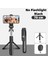 Siyah Işık Yok 70 cm Teleskopik Monopod Tripod Selfie Sopa LED Işık ile iPhone Android Cep Telefonu Tutucu Standı Akıllı Telefon Bluetooth Çubuk Kutup (Yurt Dışından) 1