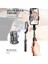 L08 Siyah L08 Özçekim Çubuğu Sarsıntı Önleyici Bluetooth Uzaktan Kumanda Tripod 360 Döndür Akıllı Telefon Özçekim Tutucu Ios Android Için Vlog Canlı Gösteri (Yurt Dışından) 5