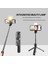 Siyah L03S Bluetooth Kablosuz Selfie Çubuğu Dolgu Işığı Tripod Çok Fonksiyonlu Kamera Braketi Akıllı Telefon Için Alüminyum Alaşım (Yurt Dışından) 1