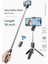 Siyah Taşınabilir 3 In 1 Selfie Çubuğu Kablosuz Cep Telefon Tripodu Uzaktan Kumanda L02 Selfie Çubuğu 360 Rotasyon Mini Seyahat Tripod (Yurt Dışından) 4