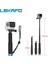 Selfie Çubuğu Lbkafa 49 cm Sp Pov Kutup Uzatılabilir El Monopod Kendini Selfie Sopa Dağı Sjcam SJ5000 Sj6 Sj8 Gopro Hero 11 10 9 Eken Yı (Yurt Dışından) 2