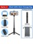 Siyah Çanta Ekle Taşınabilir Selfie Çubuğu Tripod Dolgu Işığı ile Uzatılabilir Monopod iPhone 14 Pro Xiaomi Huawei P50 Samsung Vlog Canlı Kayıt (Yurt Dışından) 1