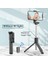 R1-Siyah Işıklı Taşınabilir Kablosuz Selfie Çubuğu Bluetooth Uyumlu Selfie Çubuğu Dereceli Fotoğraf Tutucu Uzatılmış 10M Uzaktan Kumanda (Yurt Dışından) 1