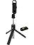Siyah Yeni Selfie Çubuğu Tripod, Bluetooth Uzaktan Kumandalı ve Dolgu Işığı Taşınabilir Geri Çekilebilir Uzatma Standı (Yurt Dışından) 1