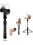 Pembe 360 Dönen Bluetooth Tripod Selfie Sopa iPhone Samsung Cep Telefonu Için Selfie Deklanşör Monopod Tripod Tutucu (Yurt Dışından) 5