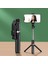 01IŞIKSIZ Kaygan Desen Cep Telefonu Selfie Çubuğu Blutooth Entegre Genişletilmiş Video Kamera Braketi Teleskopik Canlı 2-Gear Tripod (Yurt Dışından) 4