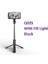 Q02S Siyah Mini Kablosuz Bluetooth Selfie Çubuğu Katlanabilir Tripod Dolgu Işığı Deklanşör Uzaktan Kumanda ile iPhone 14 13 12 Pro Ios Android (Yurt Dışından) 1