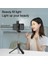 Işık Yok Beyaz Selfie Sopa Tripod Lamba LED Halka Işık Telefon Cep Cep Tutucu Standı Akıllı Telefon Monopod Bluetooth Teleskopik Selfy (Yurt Dışından) 3