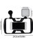 Tek Işıklı Selfie Çubuğu Tripod 4ın 1 Fotoğraf Tripod Standı Kiti El Kavrama Sabitleyici Mikrofonlu Telefon Tripod Tutucu Çift Dolgu Işığı (Yurt Dışından) 1
