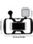 Tek Işıklı Selfie Çubuğu Tripod 4ın 1 Fotoğraf Tripod Standı Kiti El Kavrama Sabitleyici Mikrofonlu Telefon Tripod Tutucu Çift Dolgu Işığı (Yurt Dışından) 3