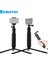 Altın Alüminyum Selfie Çubuk Montaj Tutucu Top Kafa Mini Tripod iPhone Xiaomi Samsung Telefonları Için Monopod Gopro Sjcam Kameralar (Yurt Dışından) 2