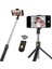 Siyah 3 In1 Kablosuz Selfie Sopa Akıllı Telefon Tripod Için Uzaktan Kumanda ile Tripod Uzatılabilir Monopod Telefon Selfie Sopa (Yurt Dışından) 2