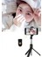 Siyah 3 In1 Kablosuz Selfie Sopa Akıllı Telefon Tripod Için Uzaktan Kumanda ile Tripod Uzatılabilir Monopod Telefon Selfie Sopa (Yurt Dışından) 3
