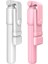 Pembe Kablosuz Bluetooth Selfie Sopa Katlanabilir Mini Tripod Deklanşör iPhone Android Samsung Xiaomi Huawei Için Uzaktan Kumanda (Yurt Dışından) 2