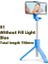 R1 Mavi Yeni Mini Bluetooth Kablosuz Selfie Çubuğu Geri Çekilebilir Katlanır Monopod, Ios Android Için Dolgu Işığı Uzaktan Kumanda Deklanşör ile (Yurt Dışından) 1