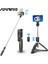 Beyaz Selfie Çubuğu Bluetooth Selfie Çubuğu Mini Katlanabilir Tripod Monopod iPhone Xiaomi Huawei Için Kablosuz Uzaktan Kumanda Otomatik Zamanlayıcı Artefakt Çubuk (Yurt Dışından) 2