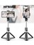 Beyaz Selfie Çubuğu Bluetooth Selfie Çubuğu Mini Katlanabilir Tripod Monopod iPhone Xiaomi Huawei Için Kablosuz Uzaktan Kumanda Otomatik Zamanlayıcı Artefakt Çubuk (Yurt Dışından) 4