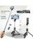 Beyaz Selfie Çubuğu Bluetooth Selfie Çubuğu Mini Katlanabilir Tripod Monopod iPhone Xiaomi Huawei Için Kablosuz Uzaktan Kumanda Otomatik Zamanlayıcı Artefakt Çubuk (Yurt Dışından) 5