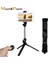 Siyah Bluetooth Selfie Sopa Uzatılabilir Katlanabilir Monopod Android Telefon Için Uzaktan Kumanda ile Canlı Parantez Fotoğraf Tripod Çekmek (Yurt Dışından) 2