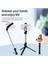 Siyah Bluetooth Selfie Sopa Uzatılabilir Katlanabilir Monopod Android Telefon Için Uzaktan Kumanda ile Canlı Parantez Fotoğraf Tripod Çekmek (Yurt Dışından) 4