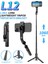 L12D Yeni L12/L12D Taşınabilir Kablosuz Bluetooth Telefon Teleskopik Selfie Sopa Tripod Dolgu Işığı ile Huawei iPhone Android Xiaomi Için (Yurt Dışından) 2