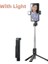 Işık ile Fgclsy 2023 Yeni Bluetooth Kablosuz Selfie Çubuğu, Dolgu Işığı ile 360 Dönen Tüm Akıllı Telefonlar Için Taşınabilir Uzaktan Kumanda Tripod (Yurt Dışından) 1