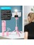 R1S Pembe Işıklı Yeni Kablosuz Bluetooth Uzaktan Kumandalı Selfie Çubuğu Deklanşör Geri Çekilebilir Mini Tripod Katlanabilir Dolgu Işığı Fotoğraf Canlı (Yurt Dışından) 1